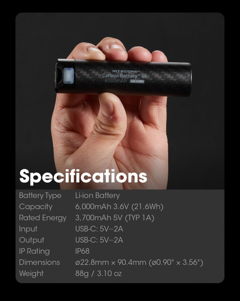 Carbon Battery 6K